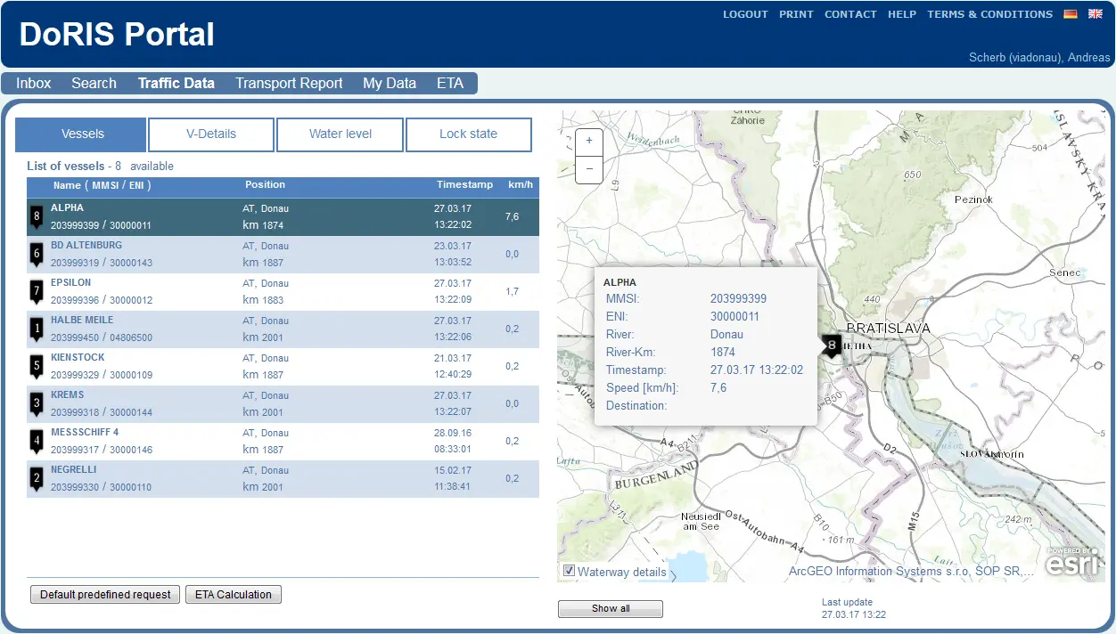 DoRIS Portal Englisch
